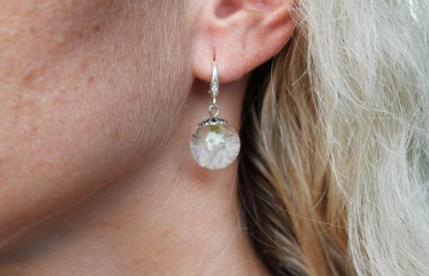 Dandelion Drop Earrings