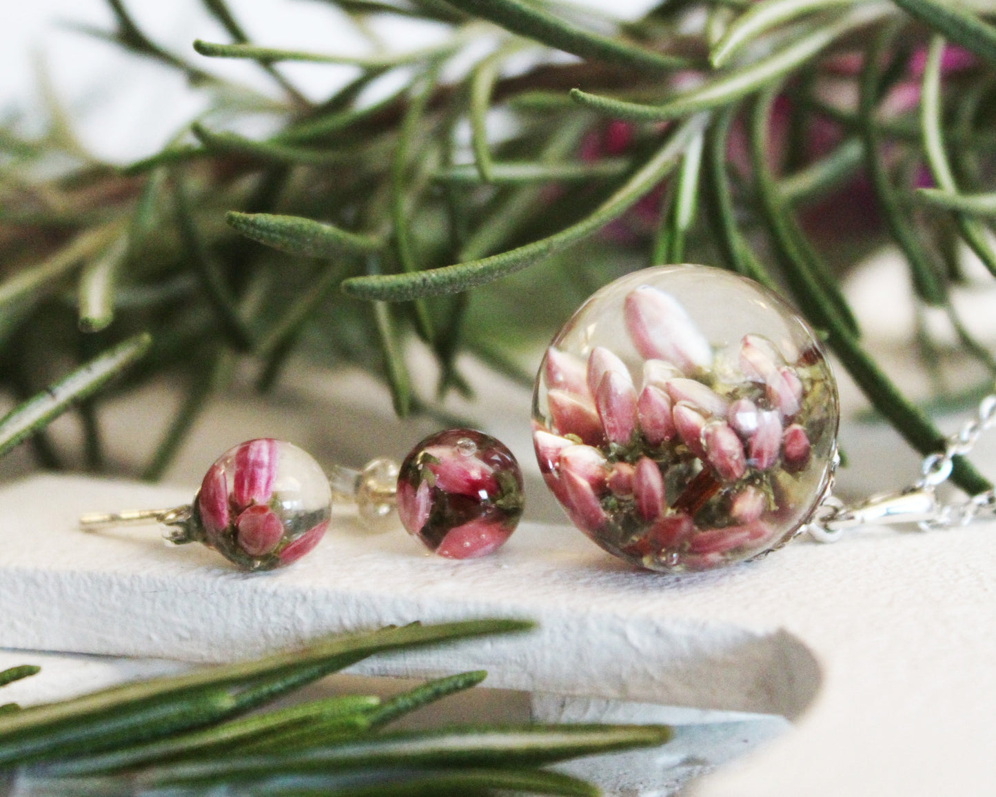 Jewelry Set with Heather