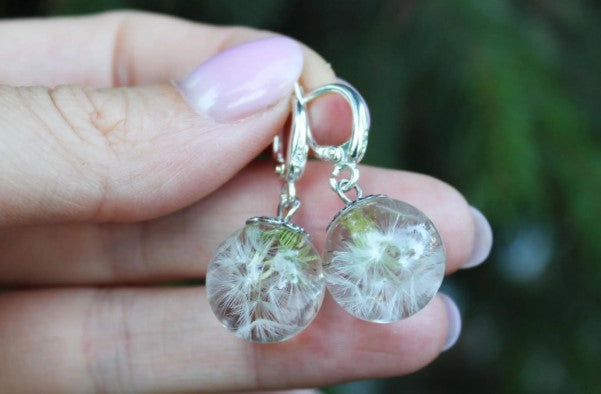 Dandelion Drop Earrings