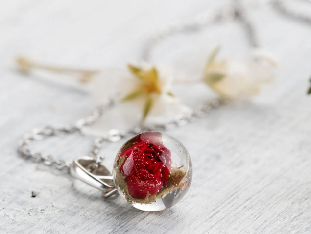 Real Rose Necklace