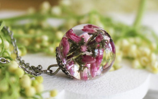 Real Heather necklace