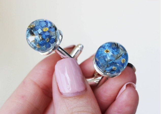 Forget-me-not Flowers Cufflinks