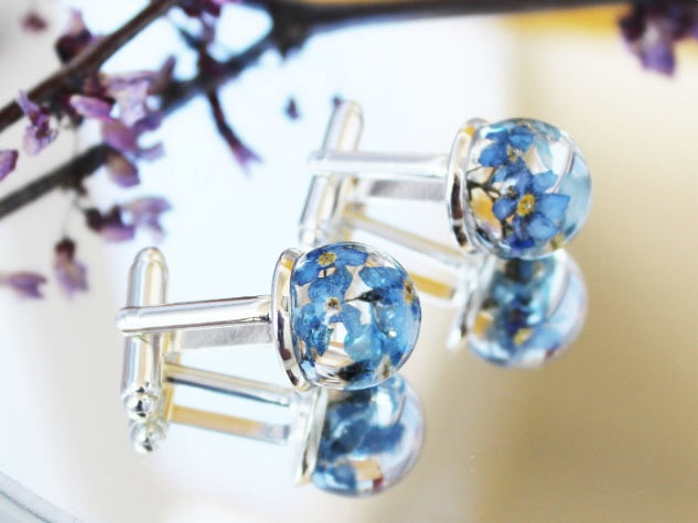 Forget-me-not Flowers Cufflinks