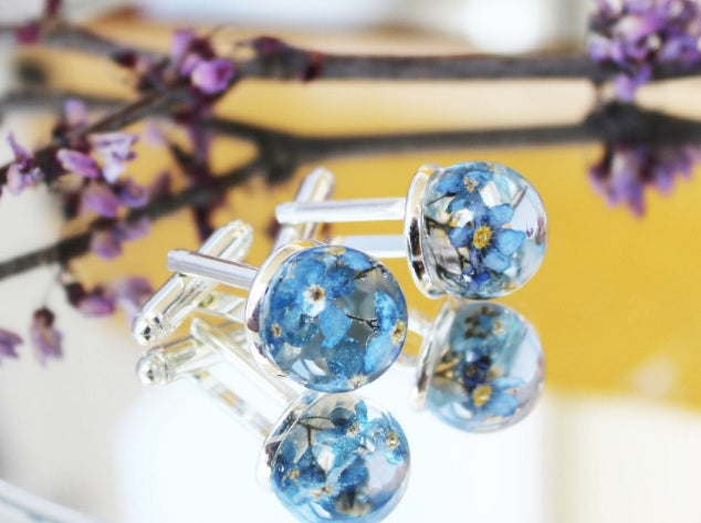 Forget-me-not Flowers Cufflinks