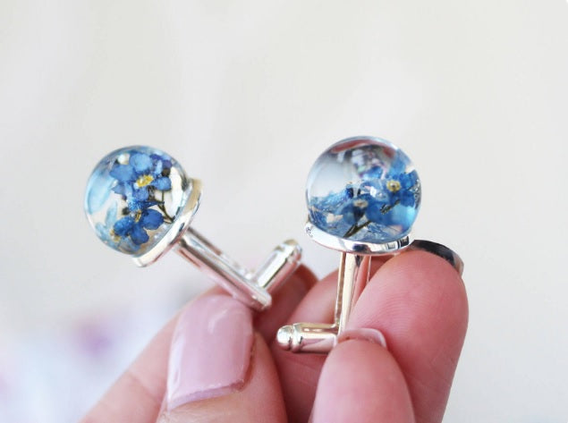 Forget-me-not Flowers Cufflinks