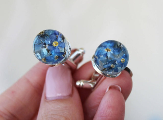 Forget-me-not Flowers Cufflinks