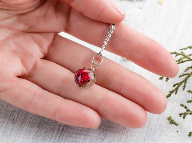 Real Rose Necklace
