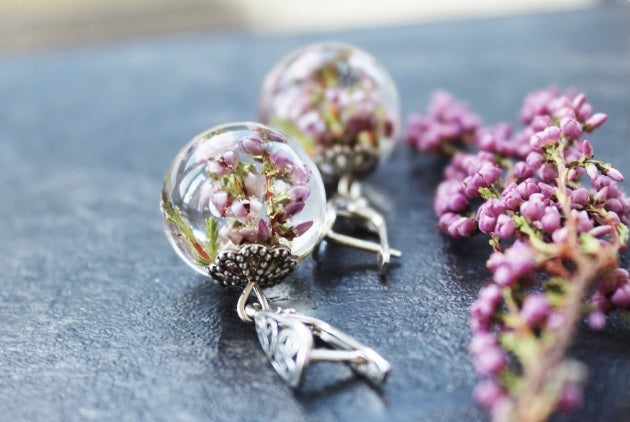 Real Heather Earrings