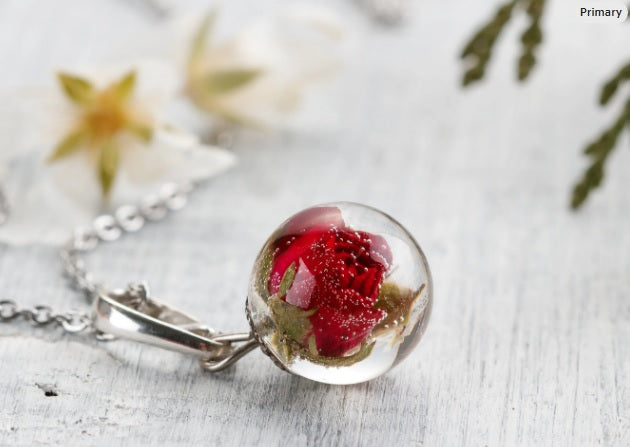 Real Rose Necklace