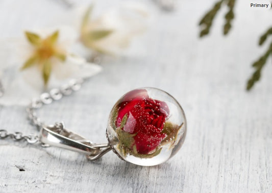 Real Rose Necklace