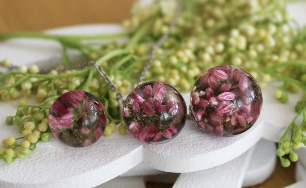 Real Heather necklace