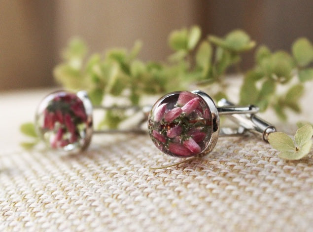 Heather cufflinks
