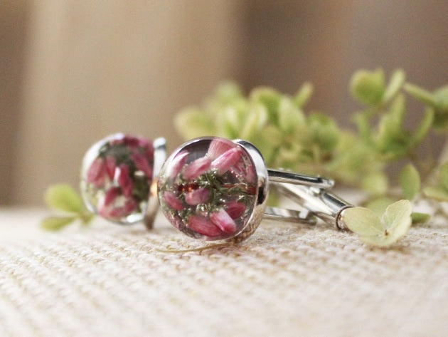 Heather cufflinks