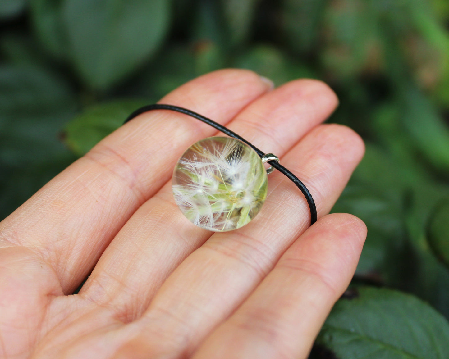 Dandelion necklace