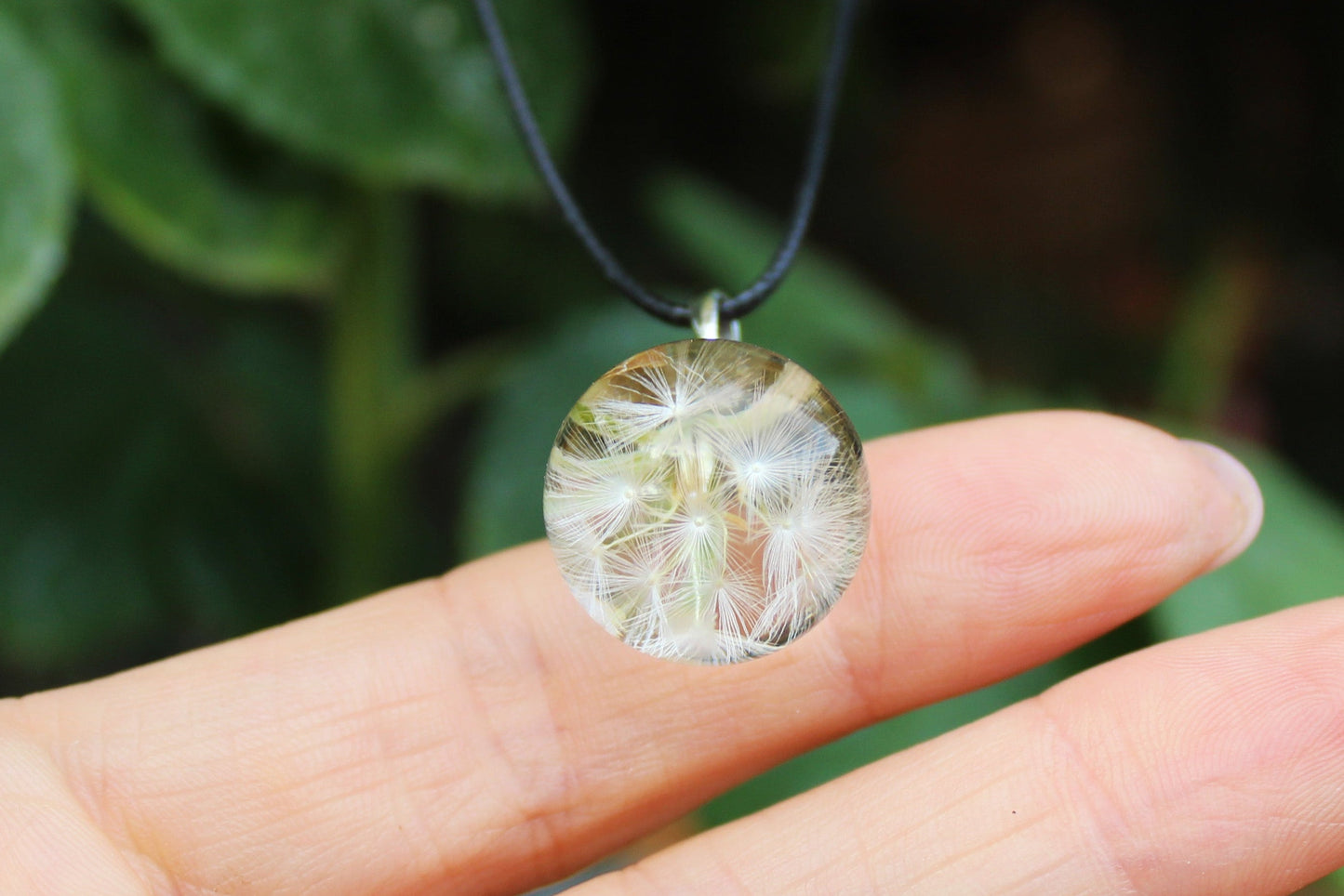 Dandelion necklace