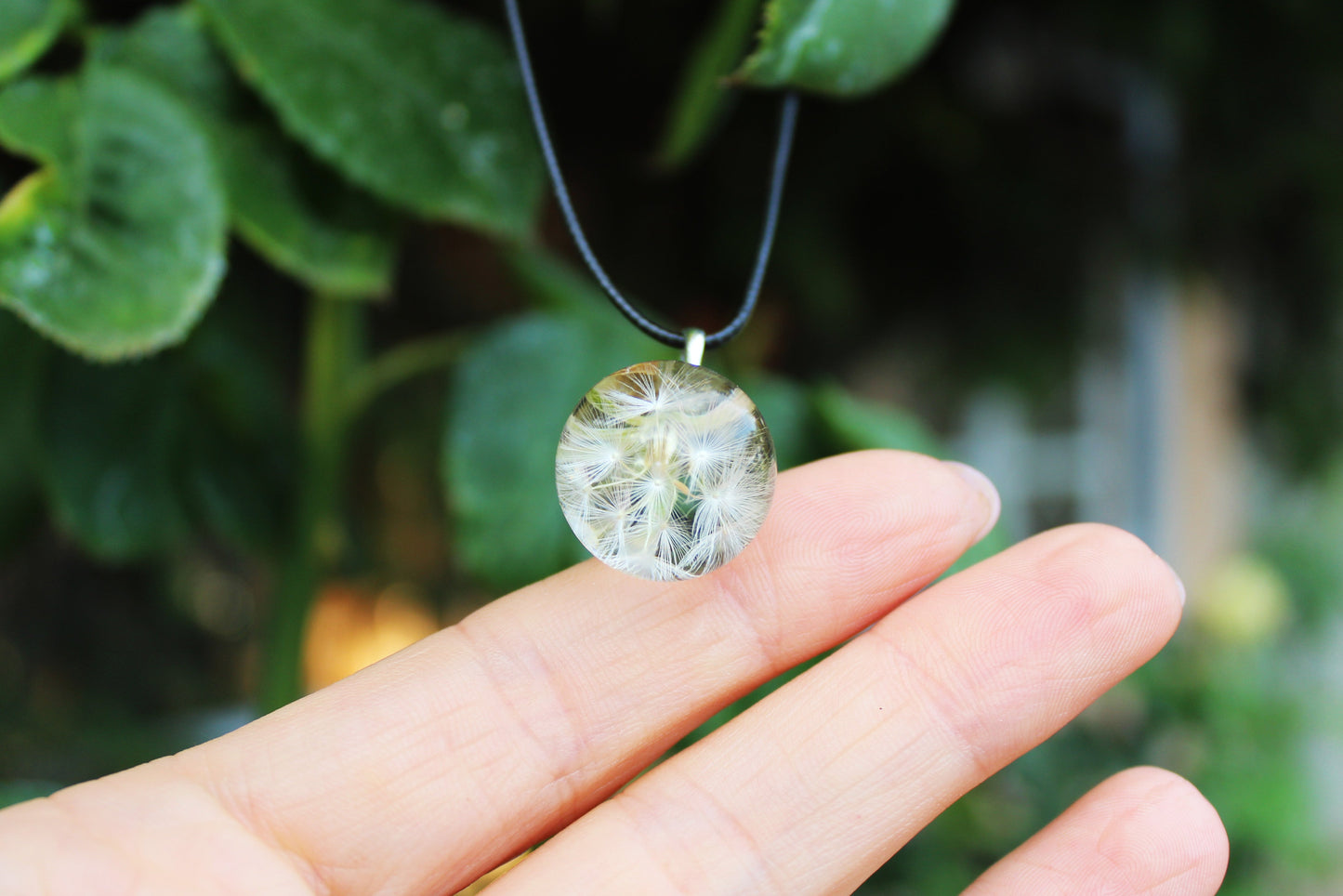 Dandelion necklace
