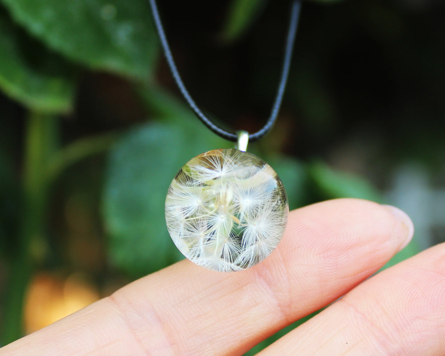 Dandelion necklace