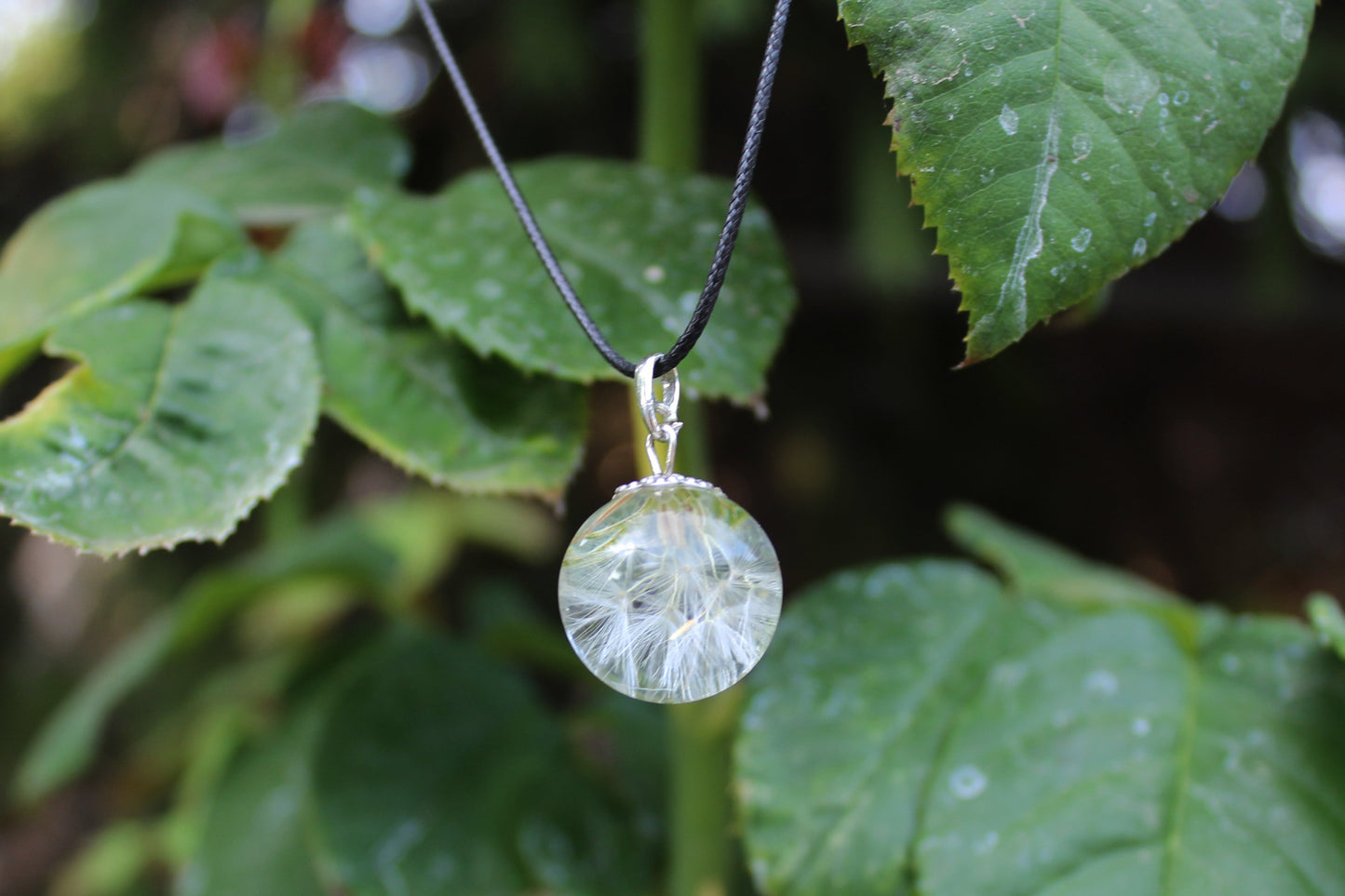 Dandelion necklace