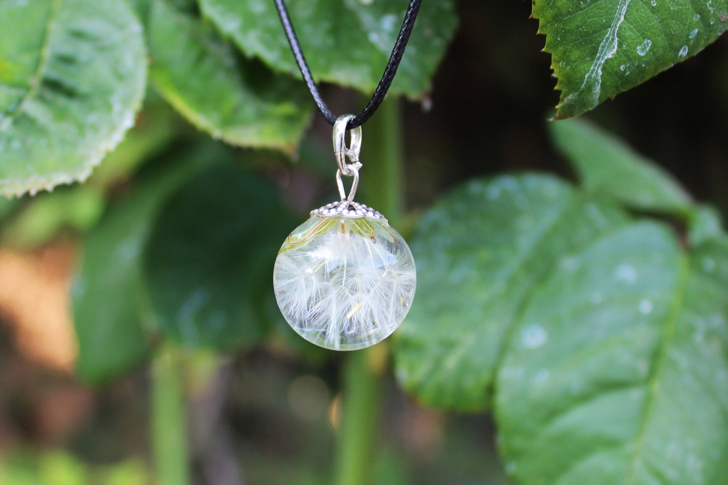 Dandelion necklace