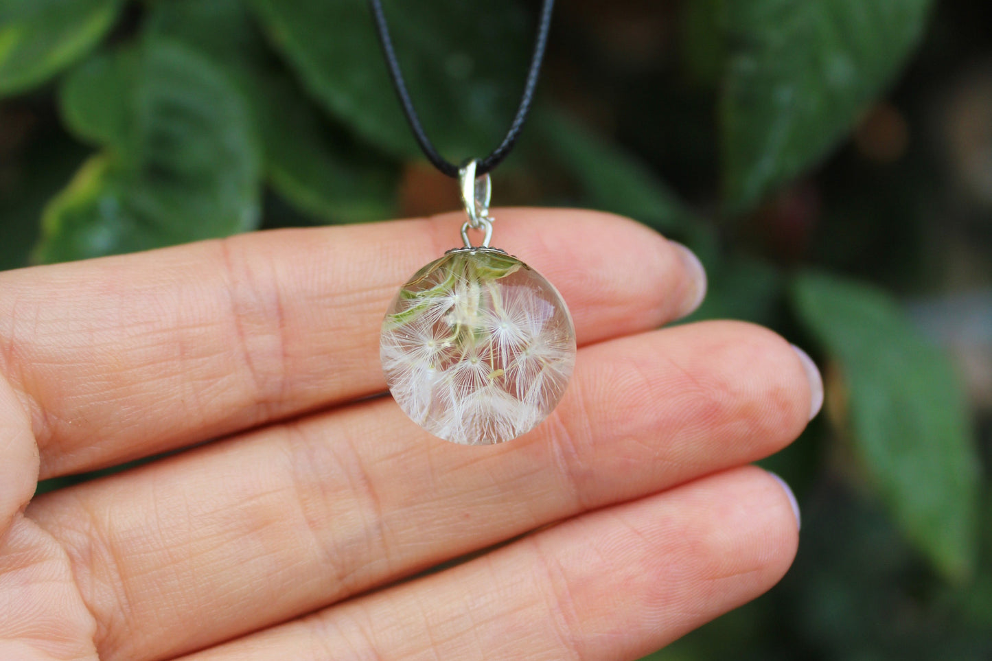 Dandelion necklace