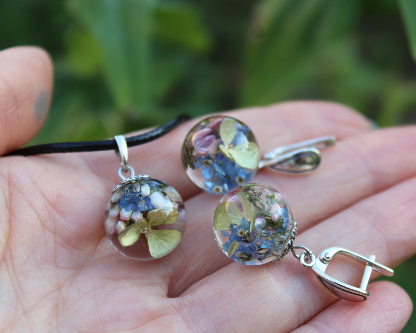 Terrarium Jewelry Set