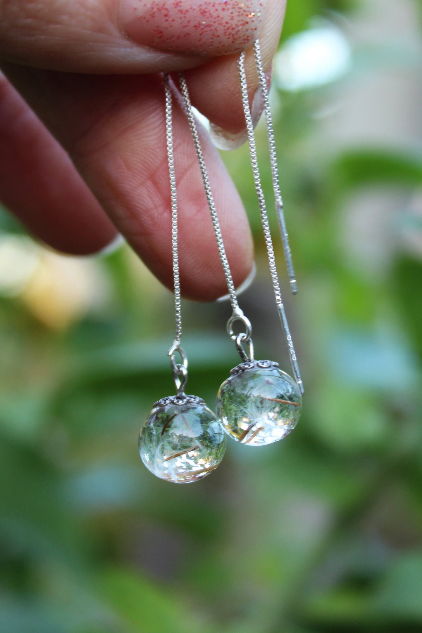 Dandelion Threader earrings