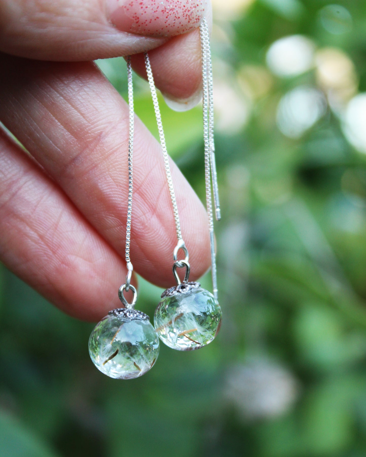 Dandelion Threader earrings