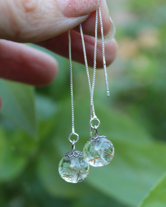 Dandelion Threader earrings
