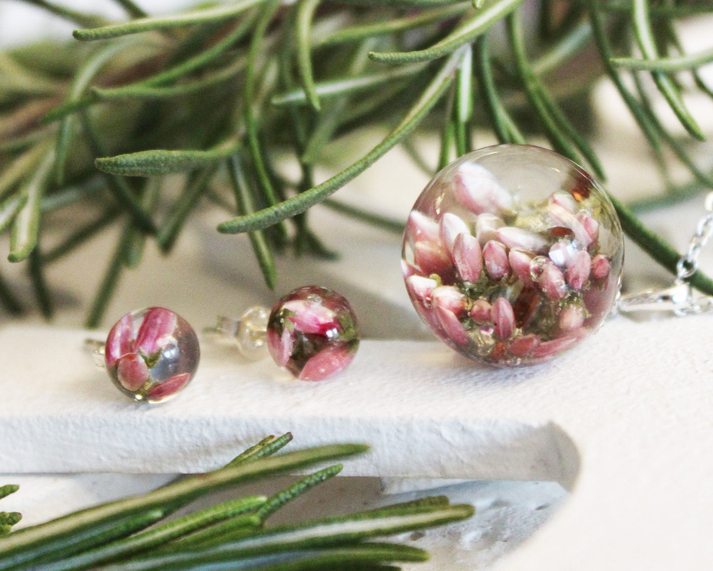 Jewelry Set with Heather