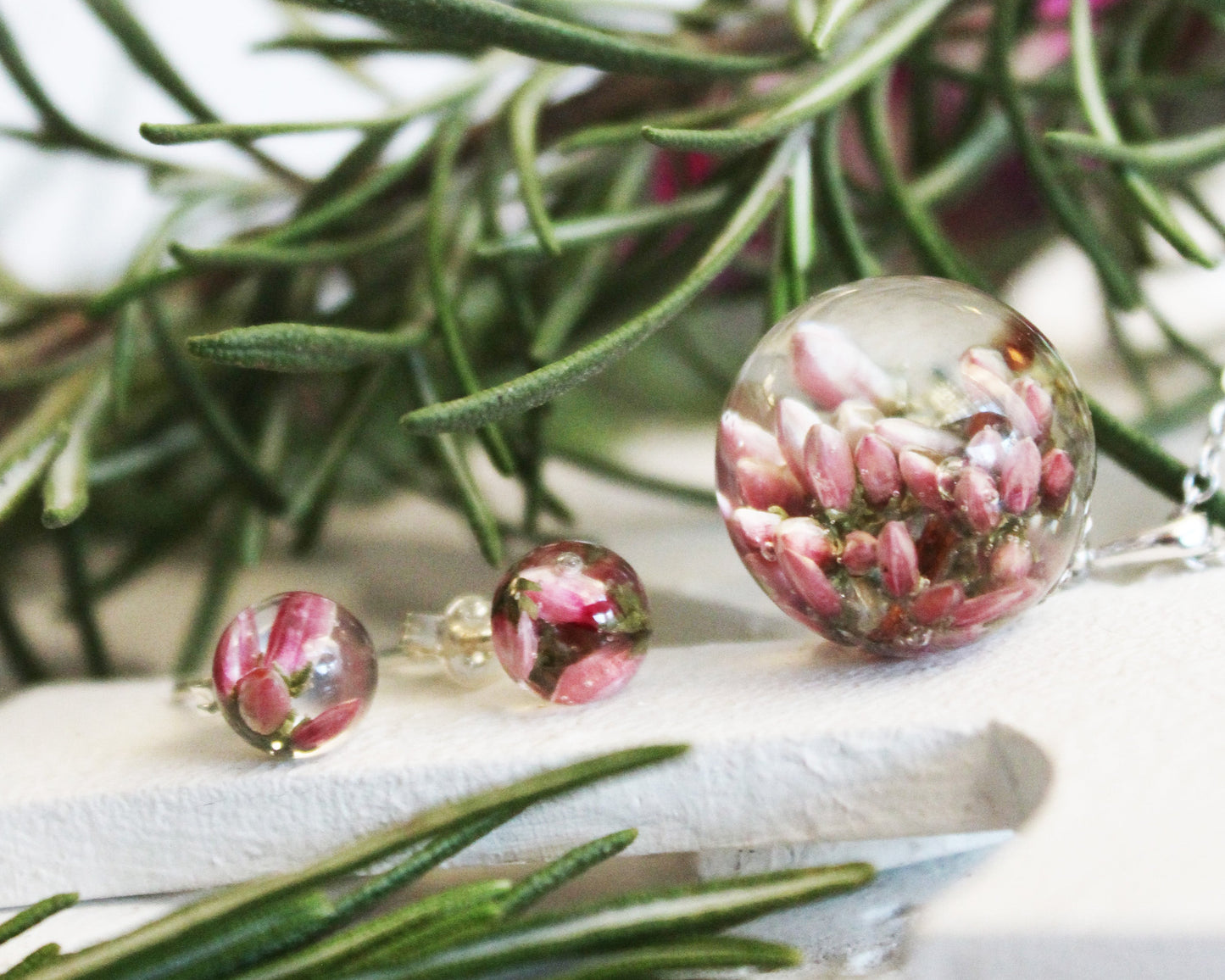 Jewelry Set with Heather