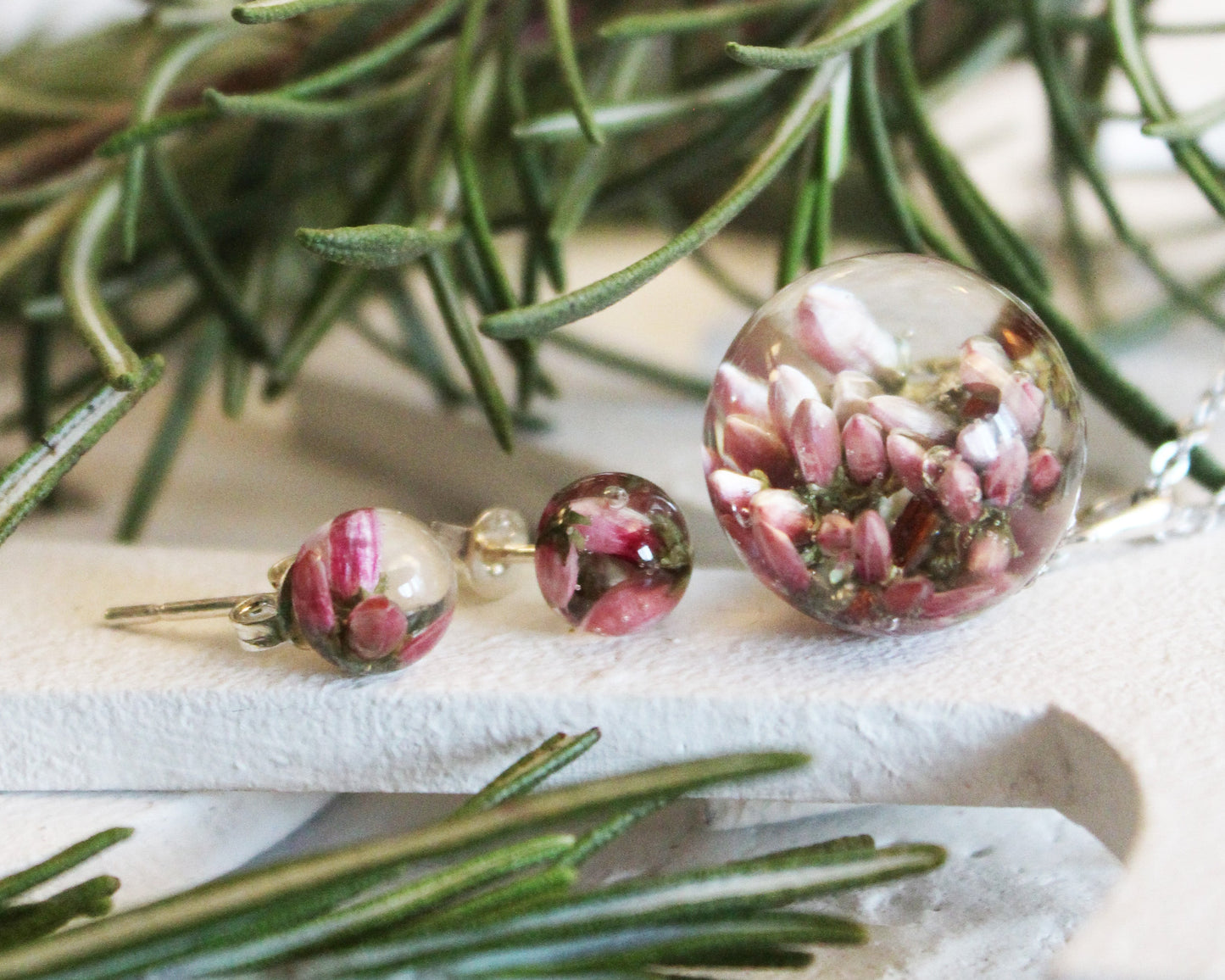 Jewelry Set with Heather