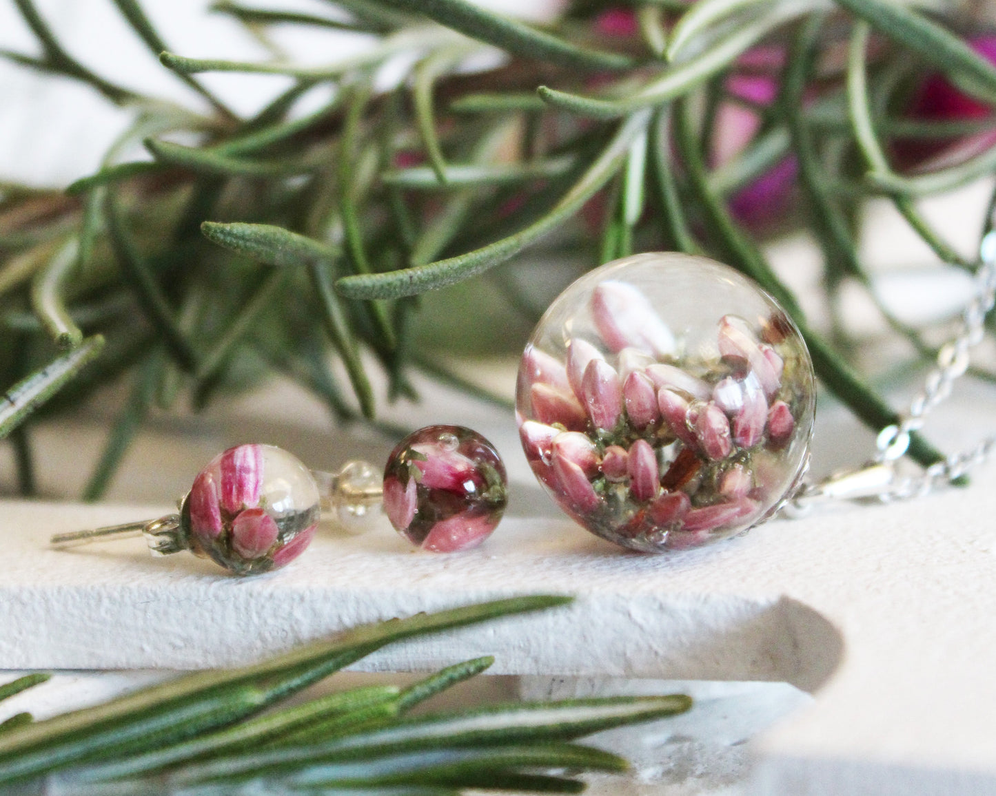 Jewelry Set with Heather