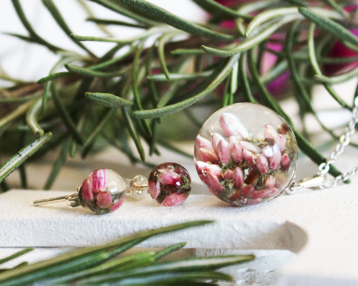 Jewelry Set with Heather