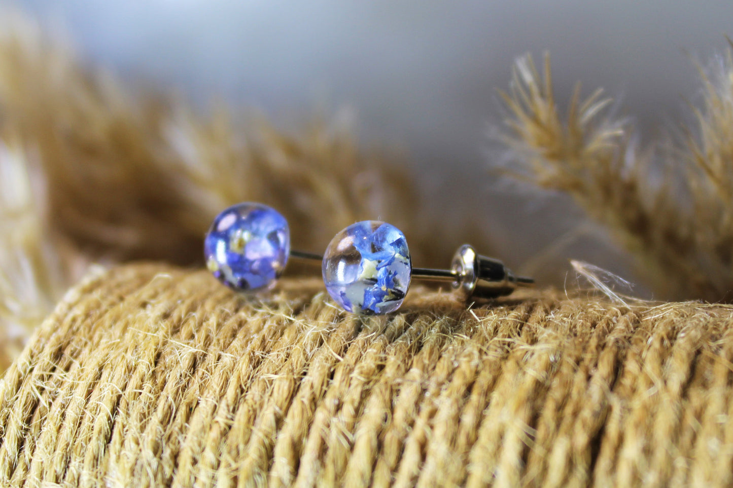 Forget me not earrings