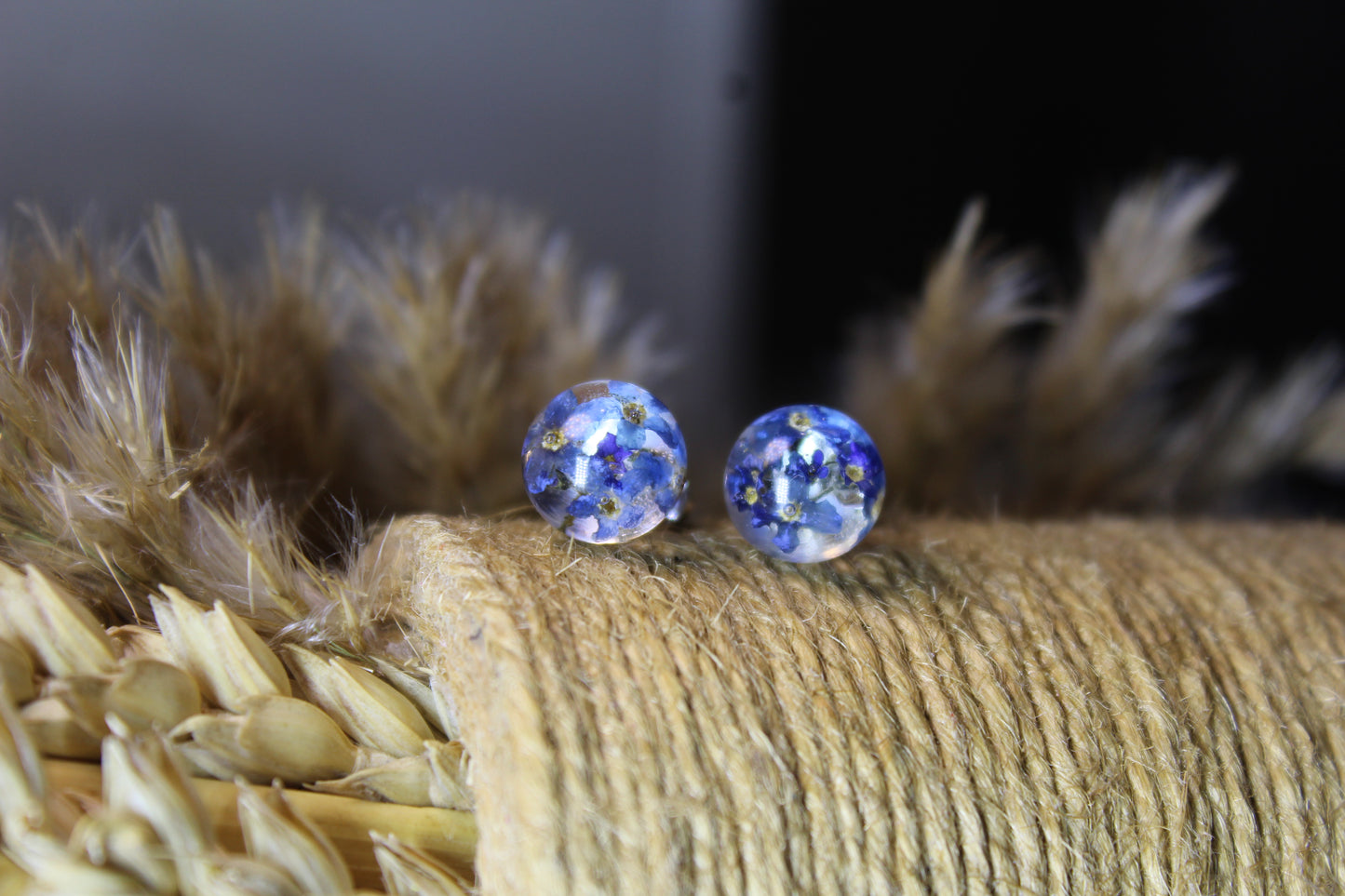 Forget me not earrings